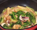 簡単 スルメイカと小松菜と油揚げの煮物作り方4写真