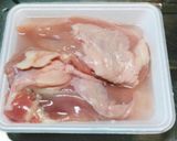 高タンパク疲労回復!ゆで鶏胸のわさび醤油作り方1写真