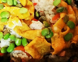 スモークサーモンと茶豆のちらし寿司作り方4写真