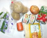 ツナとじゃが芋のワイン煮♪簡単チーズ入り作り方1写真