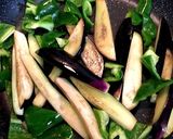 茄子とピーマンの肉味噌炒め作り方5写真