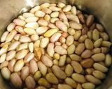 生落花生のしっとり煮豆♪作り方3写真