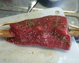 マンガ肉～牛ブロックの串焼き～作り方10写真