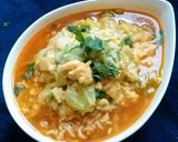 きゃべたま辛ラーメン作り方8写真