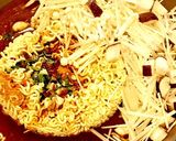 辛ラーメンde和風きのこガレット作り方2写真