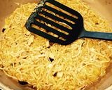 辛ラーメンde和風きのこガレット作り方4写真