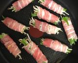 ぽん酢でさっぱり☆ヘルシーな豚バラ巻き作り方4写真