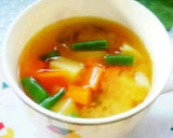 ♪簡単♪＊貝われ菜のお味噌汁＊作り方12写真