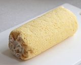 たっぷりハニーマロンのロールケーキ作り方40写真