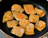 鮭のカレームニエル～万願寺とオイ酢炒め～作り方5写真