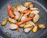 簡単！ウィンナーとキャベツのカレー炒め作り方1写真