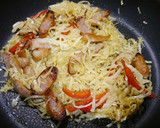 簡単！ウィンナーとキャベツのカレー炒め作り方2写真