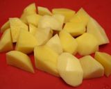 鶏じゃがのトマトみそ煮作り方1写真