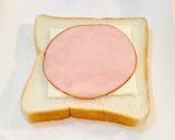 ハムチーズ♡お食事系ウェーブトースト作り方1写真