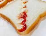 ハムチーズ♡お食事系ウェーブトースト作り方4写真