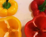パプリカカップの♥お豆腐クリームグラタン作り方1写真