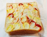 ハムチーズ♡お食事系ウェーブトースト作り方5写真