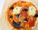 おばけ大集合のハロウィンピザ作り方9写真