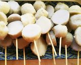 里芋の串 生姜味噌のせ作り方4写真