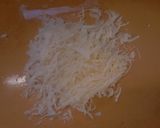 千切りキャベツと炒り卵のトースト作り方1写真