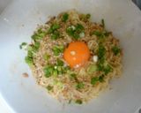「辛ラーメン」で汁なし坦々麺＋スープ♪作り方3写真