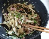 舞茸と長ねぎの和風パスタ作り方8写真