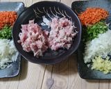 自家製おにぎり丸の具❗生姜焼き＆カレー作り方1写真
