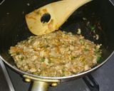 自家製おにぎり丸の具❗生姜焼き＆カレー作り方4写真