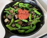 ナスとしし唐の味噌炒め作り方4写真