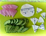 簡単☆いつものサンド具材をウェーブデコ♪作り方1写真