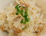ベビーホタテのガーリックライス作り方5写真