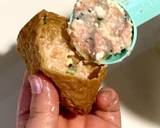 ご飯がススム！鶏モモのおあげ餃子☆作り方3写真