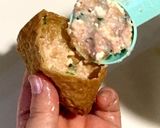 ご飯がススム！鶏モモのおあげ餃子☆作り方3写真