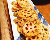 揚げ蓮根のメープルマスタード風味作り方5写真