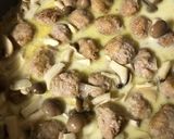 きのこたっぷり！ミートボールのクリーム煮作り方8写真