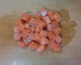 メープル香る♪サーモンの醤油和え作り方2写真
