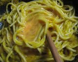 カボチャこぶおろしのカルボナーラ作り方4写真