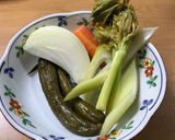 キュウリ、玉ねぎ、ニンジンのピクルス作り方10写真