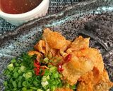 カリッと鶏皮ポン酢作り方4写真