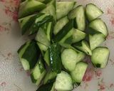 ピリ辛！塩昆布きゅうり作り方1写真