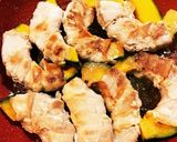 カボチャの豚バラ巻き&チーズ焼き 簡単作り方3写真