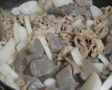 牛肉の土手煮風作り方2写真