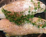 白身魚のカレームニエル　タイム風味作り方3写真