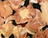 鶏肉ウスターソース炒♪舞茸もやしにのせて作り方2写真