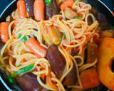 なすがメインのナポリタン作り方5写真