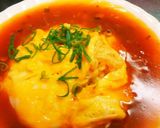 辛ラーメン☆あんかけオムレツ風作り方6写真