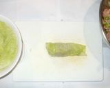 和風ロールキャベツ♪簡単枝豆入り作り方9写真