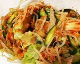 胡瓜&もやし&キャベツのツナキムチ和え作り方5写真