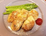 フライパンで作る☆ラビオリ風揚げ餃子作り方6写真