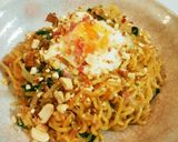 温玉焼き辛ラーメン作り方8写真